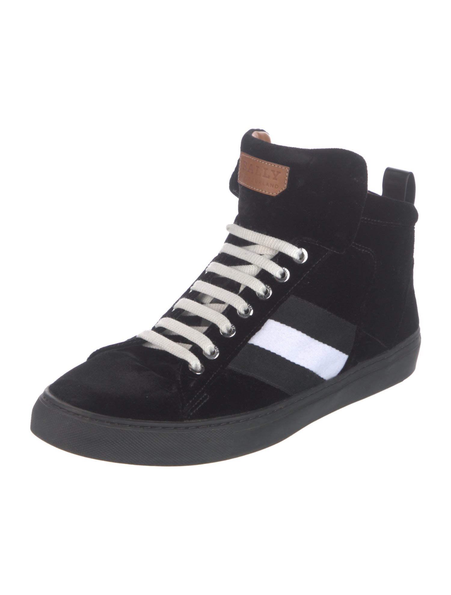 Bally Velvet Printed Sneakers